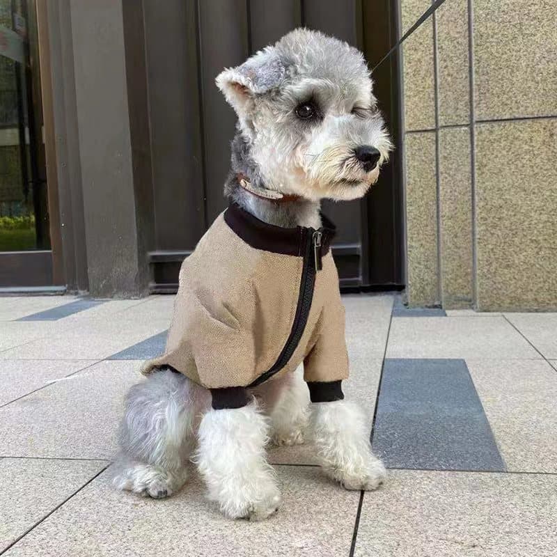 Chamarra invernal para mascotas con capucha