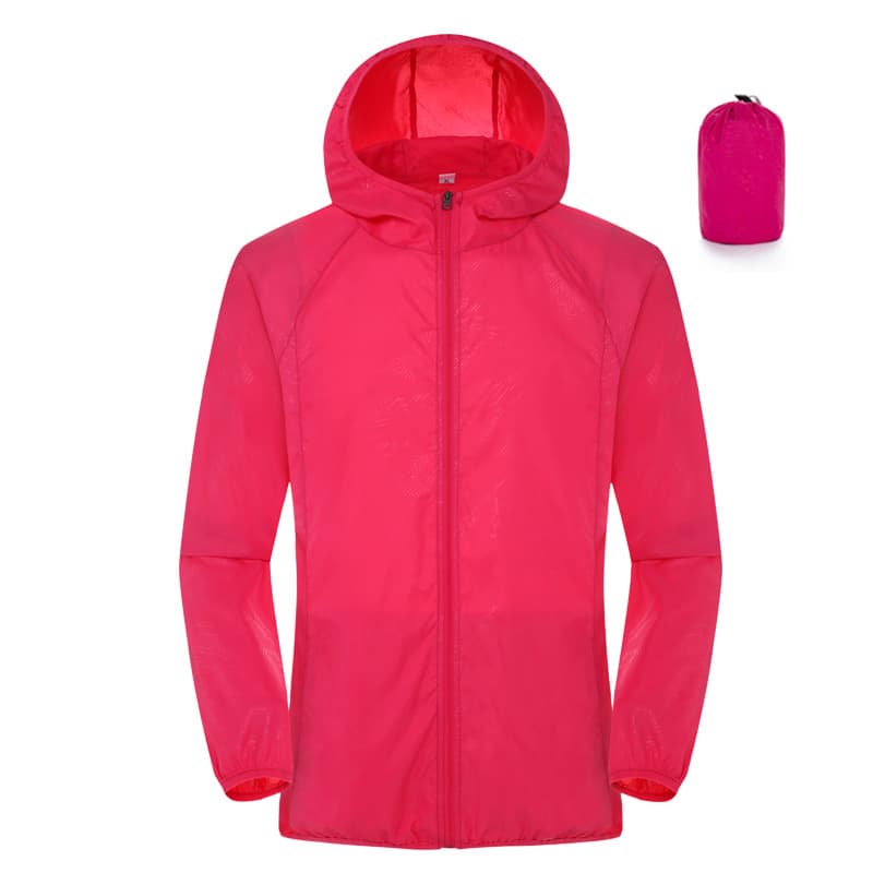 Cortavientos impermeable ligero para mujer