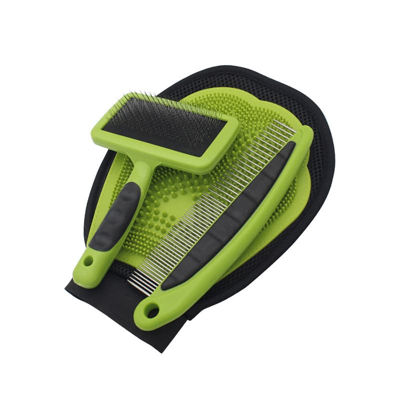 Set de aseo para mascotas con removedor de pelo