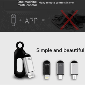 Control remoto infrarrojo para dispositivos móviles