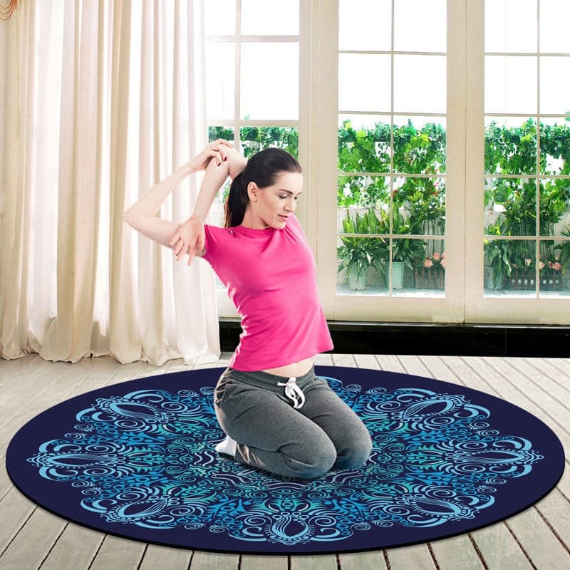 Tapete de yoga de caucho natural, profesional