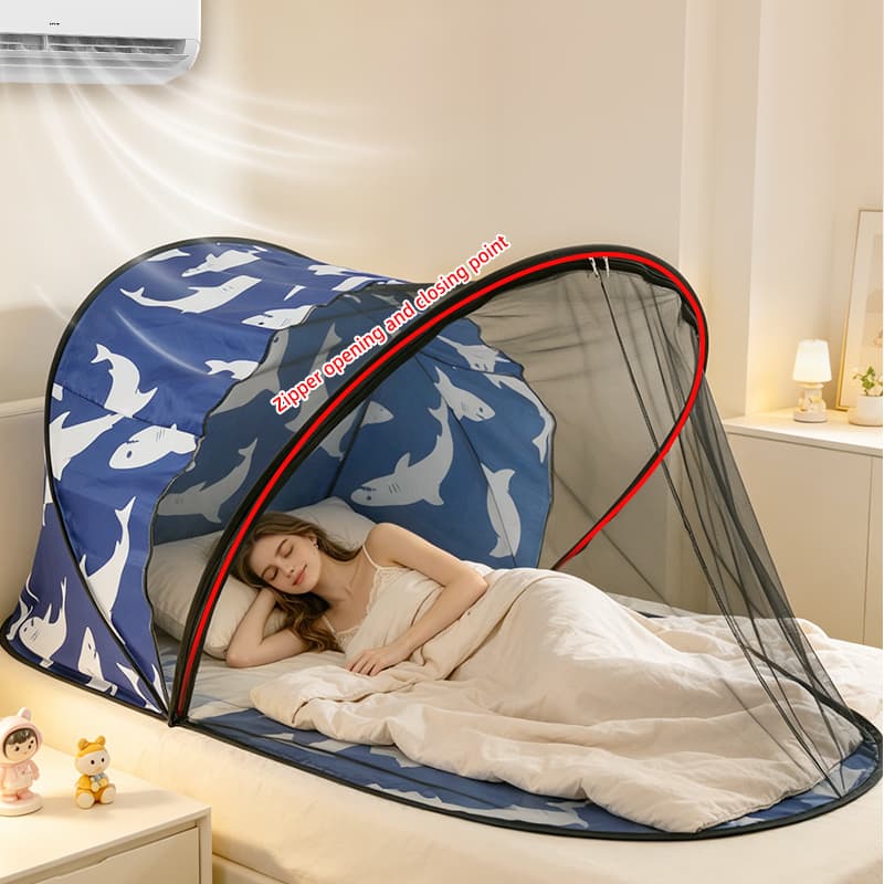 Refugio portátil para dormir con mosquitero y protección solar