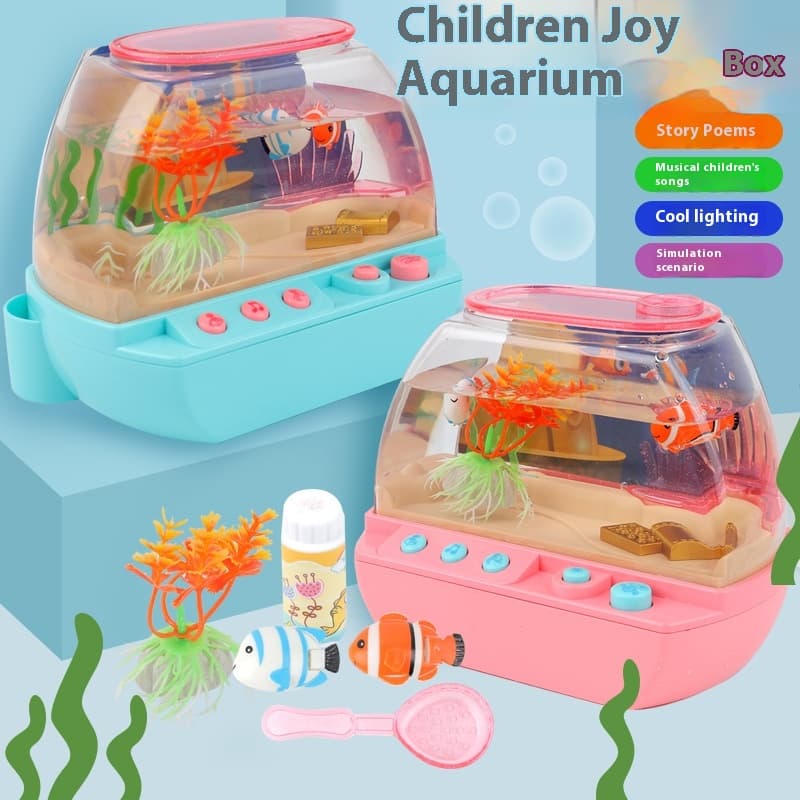Acuario infantil mini educativo interactivo