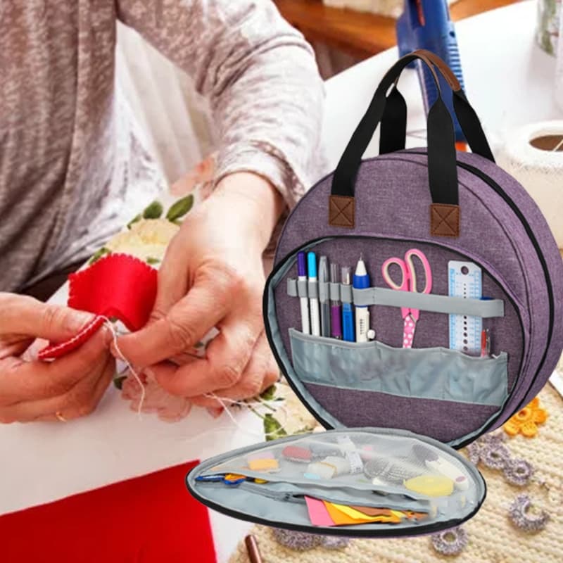 Bolsa de almacenamiento para herramientas de bordado