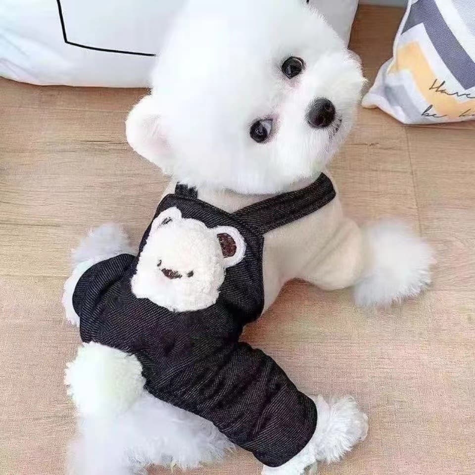 Abrigo acolchado para perro con forro polar