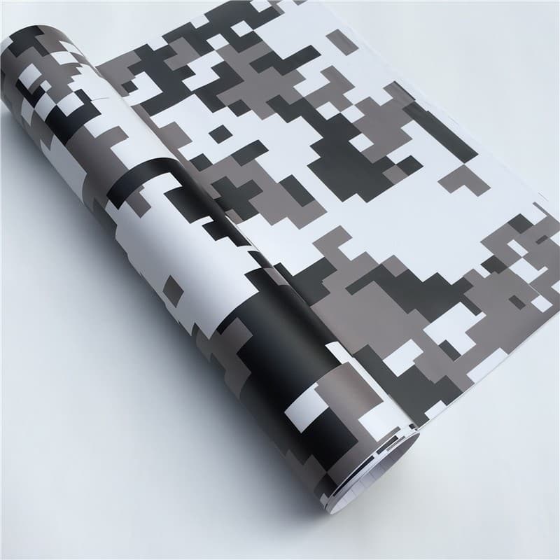 Película de camuflaje digital para cambiar color de superficie