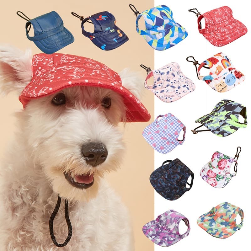 Gorra de béisbol para mascotas con protección solar