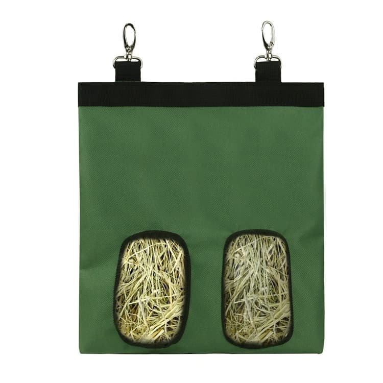 Bolsa de heno para mascotas pequeñas colgante