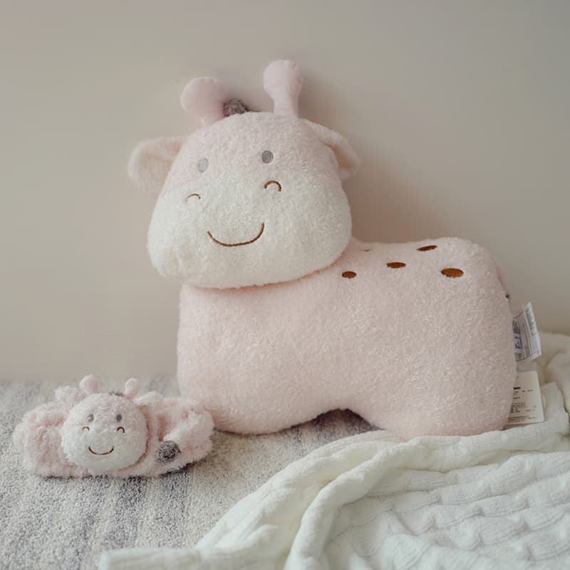 Almohada lumbar con diseño animal adorable para oficina
